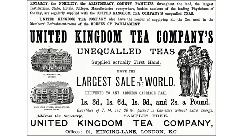 Jeff Morgan 16/Alamy The popularity of tea grew significantly in 18th-Century England (Credit: Jeff Morgan 16/Alamy)
