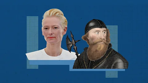 BBC/Getty Images Actress Tilda Swinton is related to Scotland's Robert the Bruce.