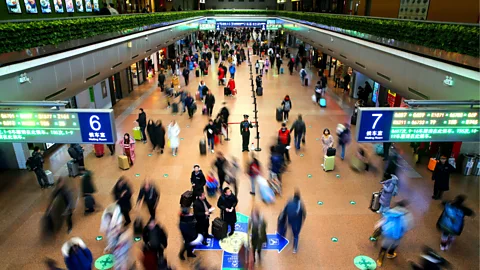 Alamy Lunar New Year sets off a mass migration across China as people gather with their families for the festivities (Credit: Alamy)