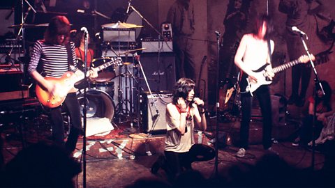 Getty Images Patti Smith and her band 