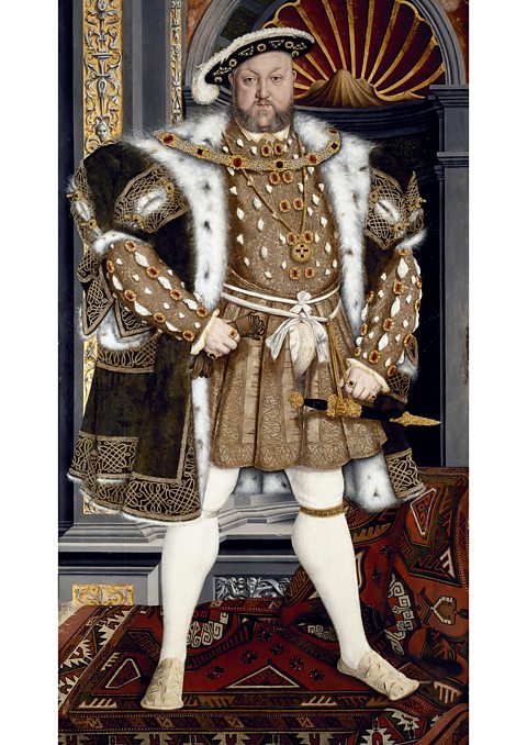 Alamy Dans le portrait le plus célèbre d'Henri VIII, il dégouline de fourrures, d'or et de rubis – mais c'est sa braguette qui retient vraiment l'attention (Crédit : Alamy)