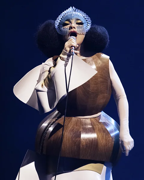 Getty Images According to Bjork, Mitchell 'created an all-female universe with intuition, wisdom, intelligence, craftsmanship, and courage' (Credit: Getty Images)