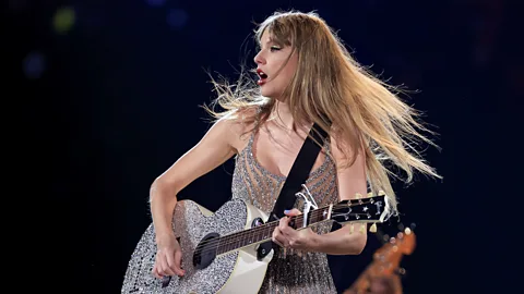 Getty Images Swift has picked out Mitchell's song River, 'which is just about her regrets and doubts of herself' (Credit: Getty Images)