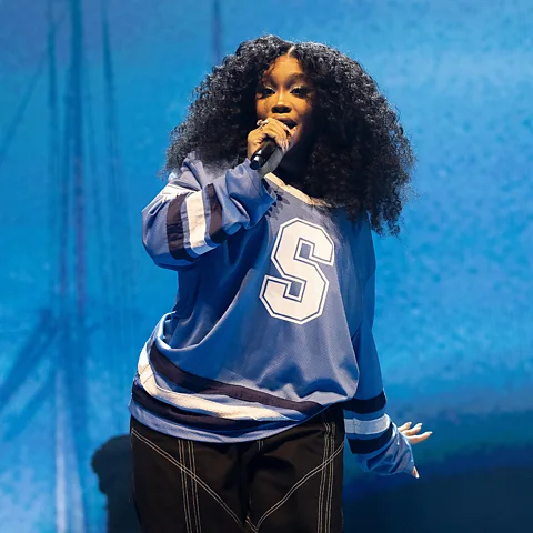 Getty Images SZA described her 2021 song Joni as 'a trap song from the perspective of Joni Mitchell' (Credit: Getty Images)