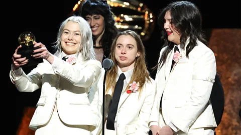 Getty Images Boygenius at the 2024 Grammys (Credit: Getty)