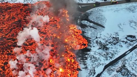 State Of Emergency Declared In Iceland After Volcanic Eruption - BBC News