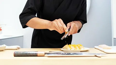 Supapich Methaset/Alamy Stock Photo The diner-focused Japanese omakase experience is practically tailor-made for solo diners (Credit: Supapich Methaset/Alamy Stock Photo)