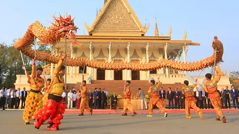 Alamy In Cambodia, the Lunar New Year is also known as Chaul Chnam Thmey, Moha Sangkranta or Sangkranta (Credit: Alamy)
