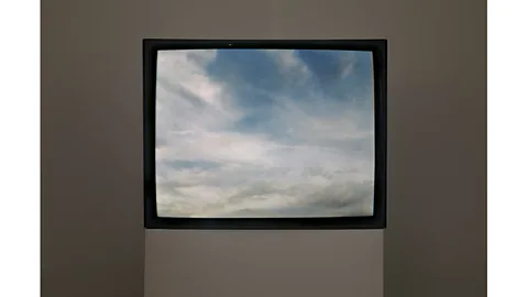 Courtesy the artist/ Hirshhorn Museum and Sculpture Garden/ Cathy Carver Ono's Sky TV 1966/2014 – fleeing war as a child, she found comfort in the presence of the sky (Credit: Courtesy the artist/ Hirshhorn Museum and Sculpture Garden/ Cathy Carver)