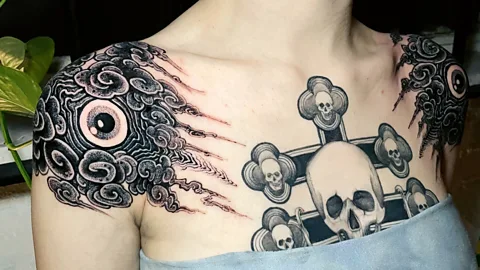 X-Ray Yokai by BangxGanji, Capital Tattoo, Melbourne Australia. : r/tattoos