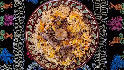 Simon Urwin Close up of a bowl of plov