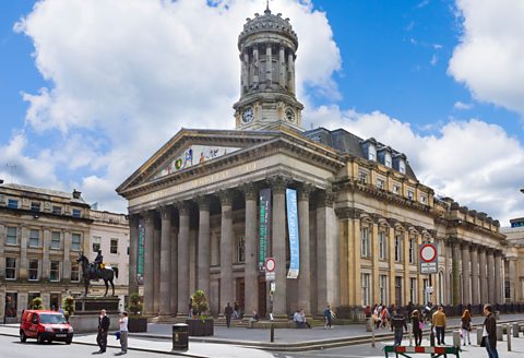 Glasgow's Gallery of Modern Art in Royal Exchange Square.