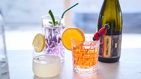 Alamy More hotels are offering mocktails, adaptogen drinks, teas and even serotonin sodas (Credit: Alamy)