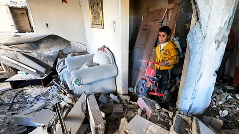 Getty Images Children in both Gaza and Israel have been caught up in the war that broke out on 7 October (Credit: Getty Images)