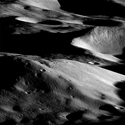 Nasa The lander will touch down on the Malapert-A crater near the Moon’s South Pole (Credit: Nasa)