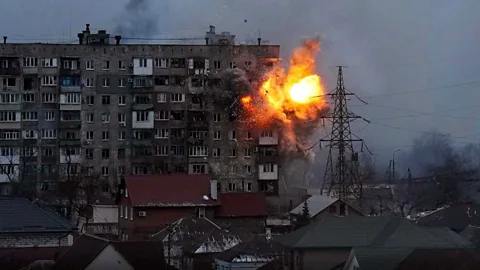 AP Photo/Evgeniy Maloletka Trapped in the besieged city of Mariupol, an AP team of Ukrainian journalists captured what became defining images of the Russia-Ukraine war (Credit: AP Photo/Evgeniy Maloletka)