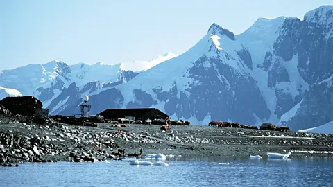 Alamy Although the snow and lake may disappear during the summer months at Rothera Research Station, in the winter they are well cut (Credit: Alamy)