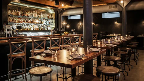 Huge Galdones Chef Mauro's favourite burger in Chicago is found at The Loyalist; a West Loop eater tucked beneath the Michelin-starred restaurant, Smyth (Credit: Huge Galdones)