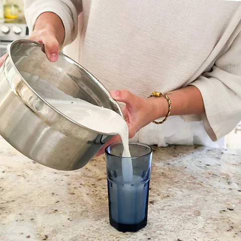 Lucy Sherriff I tried making oat, soy and hemp milk - the three most environmentally-friendly plant-based milks (Credit: Lucy Sherriff)