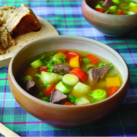 Visit Wales Made with succulent lamb and tender vegetables, cawl is hearty, comforting and delicious (Credit: Visit Wales)