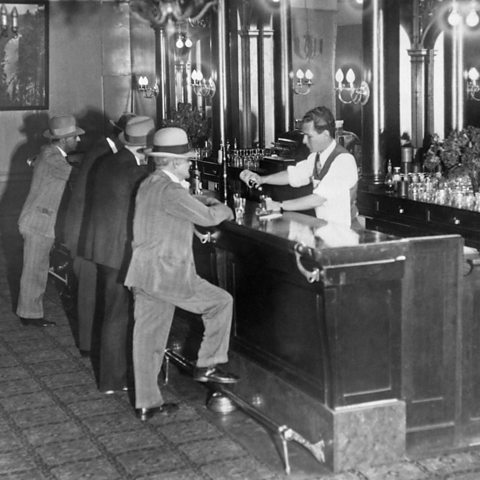 Patrons at a speakeasy in San Francisco, 1931