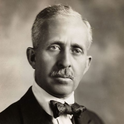 James Cash Penney, American entrepreneur who founded the J C Penney chain of department stores.