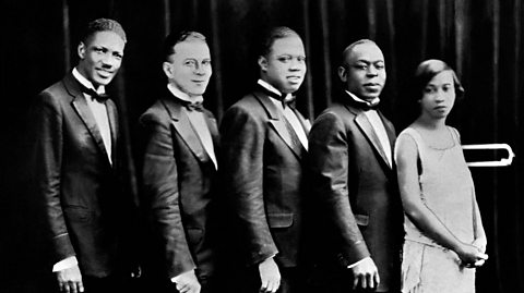 Louis Armstrong Hot Five in the mid-1920s