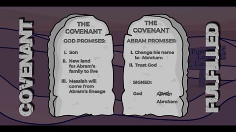 Abraham was promised three things when he made a covenant with God