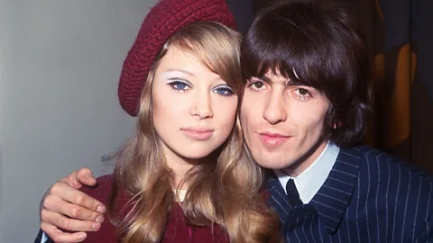 Getty Images Pattie Boyd and George Harrison married in 1966 (Credit: Getty Images)
