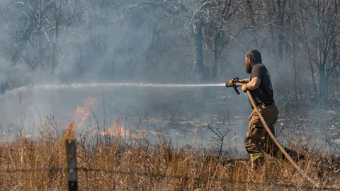 Getty Images The Smokehouse Creek blaze was fuelled by a wet winter (Credit: Getty Images)