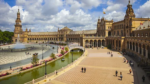 Gonzalo Azumendi/Getty Images Tourists visiting Seville may soon have to pay a fee to explore its famous Plaza de Espana (Credit: Gonzalo Azumendi/Getty Images)