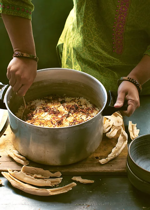 Asma Khan Khan's chicken biryani is a very personal dish that was made her by mother (Credit: Asma Khan)