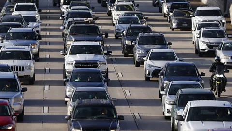 Getty Images Motonormativity can lead people to be less critical of driving than other polluting activities (Credit: Getty Images)