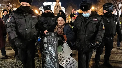 Alamy Russian activist Yelena Osipova (Credit: Alamy)