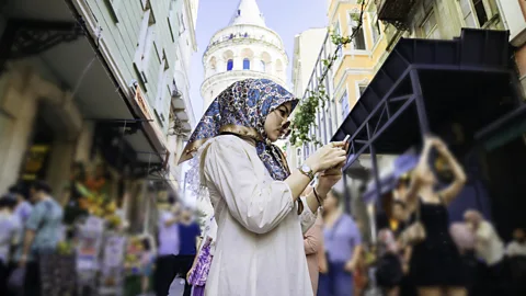 Getty Images Millions of Turks now subscribe to apps offering AI-generated coffee readings (Credit: Getty Images)