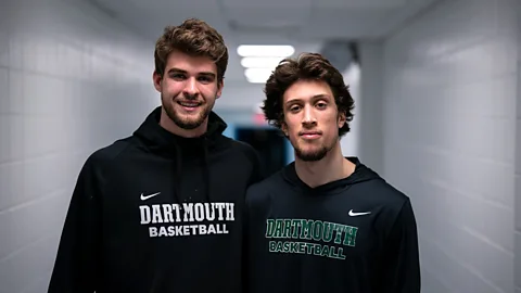 Getty Images Cade Haskins and Romeo Mythril, two players on Dartmouth's team, issued a joint statement after the successful vote to unionise (Credit: Getty Images)