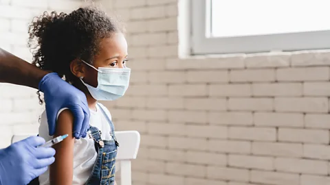 Getty Images Child receiving shot in arm (Credit: Getty Images)