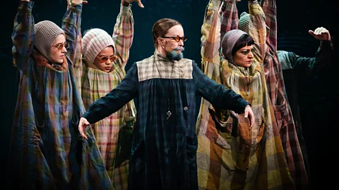 Steve Tanner Emma Rice's Blue Beard uses the story to comment on contemporary male violence (Credit: Steve Tanner)