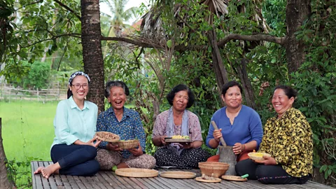 Sarin Chhuon Chef Nak traveled throughout Cambodia to record recipes from elderly villagers (Credit: Sarin Chhuon)