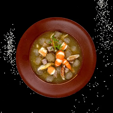 Lamo This centuries-old white pearl soup (samlor muktaa) is a very rare recipe (Credit: Lamo)