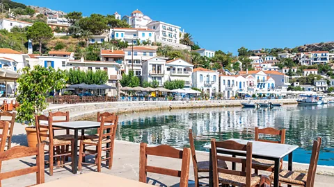 Getty Restaurant on island of Ikaria