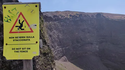 Richard Fisher Danger looms at the summit of Vesuvius (Credit: Richard Fisher)