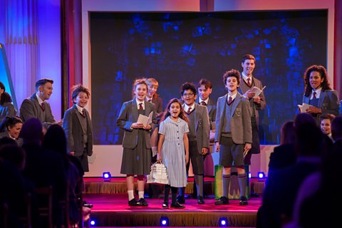 The cast of Matilda the Musical