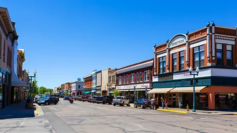 Hi-Story/Alamy Today, parts of downtown Laramie look much the way they did when Swain cast her ballot (Credit: Hi-Story/Alamy)