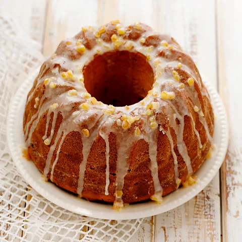 Getty Images The Easter baba is often decorated with lemon glaze and candied orange peel (Credit: Getty Images)