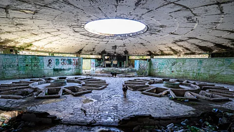 Richard Collett Bathhouse No 8 is one of many abandoned and derelict buildings in Tskaltubo (Credit: Richard Collett)