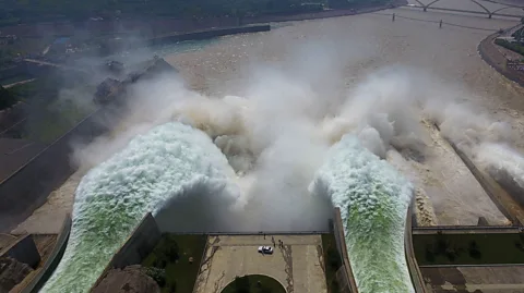 Getty Images Xiaolangdi dam in China (Credit: Getty Images)