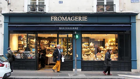 Emily Monaco Fromagerie Quatrehomme's flagship boutique is located on rue de Sèvres (Credit: Emily Monaco)