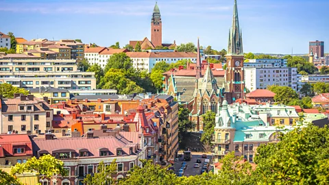 xbrchx/Getty Images Panoramic view over Gothenburg rooftops