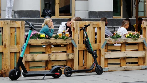 Roland Magnusson/Getty Images Oslo has introduced electric scooters and has 5,000 electric vehicle charging stations (Credit: Roland Magnusson/Getty Images)